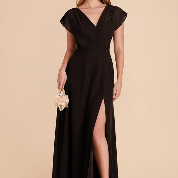 LG Birdy Grey Black Chiffon Violet Dress - Picture 1 of 3